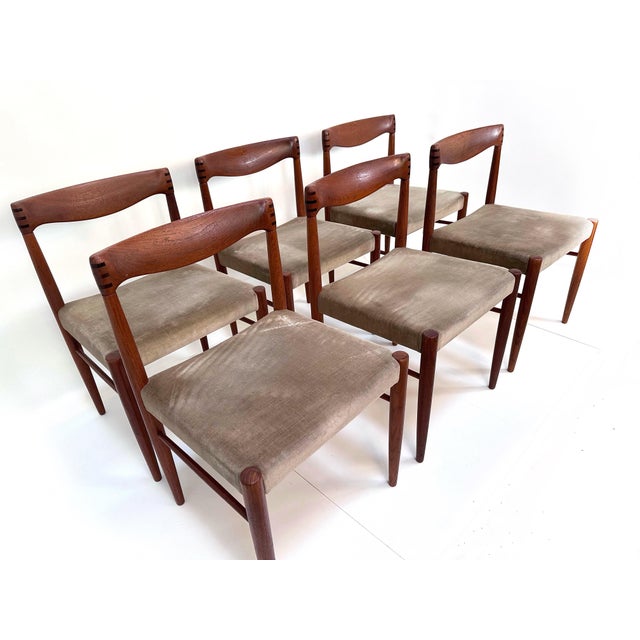This high-quality set of 6 iconic Danish dining chairs from Bramin was designed by Henry W. Klein in the 1960s. The chairs...