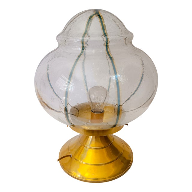 Large Murano Glass Table Lamp by Tony Zuccheri for VeArt For Sale