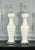 Vintage Murano Ballerina Glass Table Lamps of White For Sale - Image 10 of 10