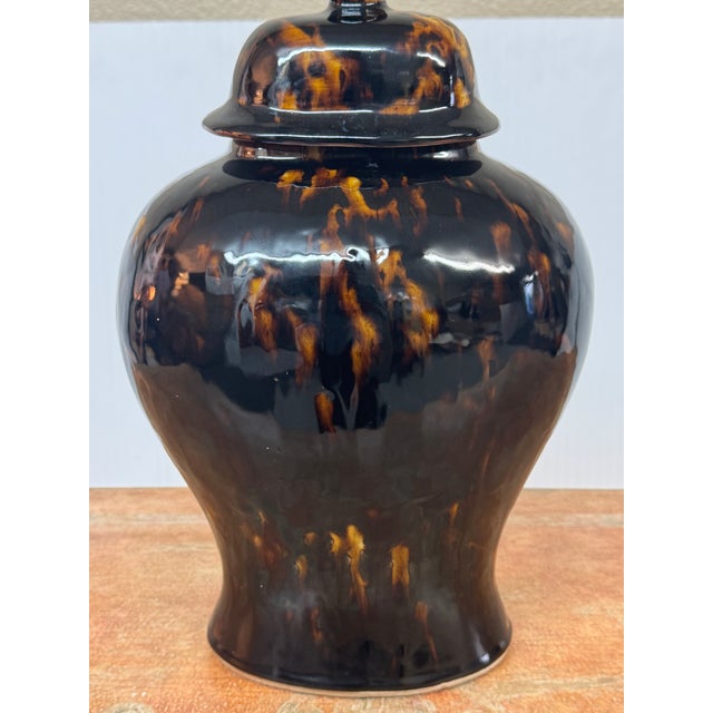 Martino Interiors Glazed Ceramic Temple Jar For Sale - Image 10 of 12