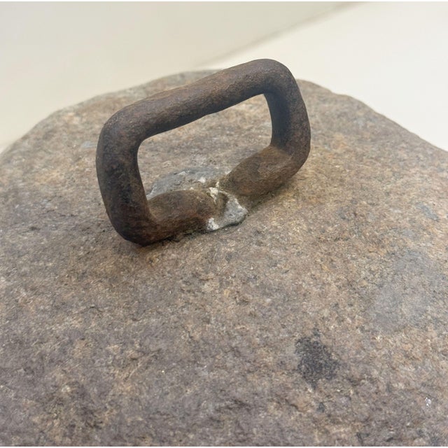 English Granite Tethering Stone or Weighing Element For Sale - Image 9 of 9