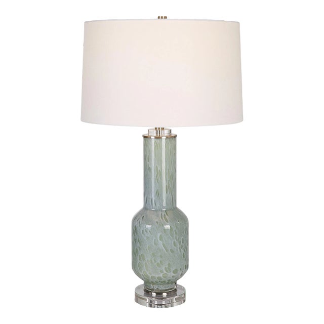 Imperia Aqua Gray Table Lamp For Sale