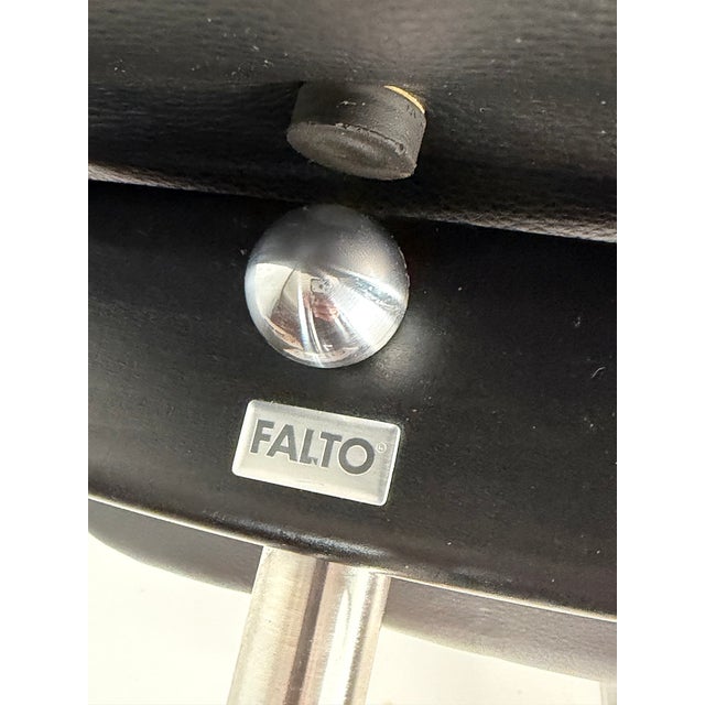 Ergonomic Executive Chair in Genuine Leather from FALTO Sonet, 1990s For Sale - Image 6 of 9