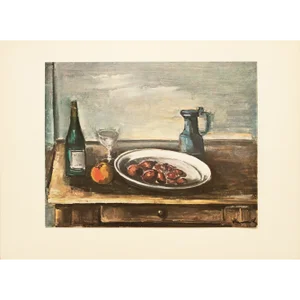 1940s After Maurice Vlaminck "Still Life", First Edition Period Swiss Offset Lithograph
