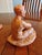 Tan 1970s Signed Sienna Terracotta Maternity Sculpture Pair • Chronological Pregnancy Set For Sale - Image 8 of 12
