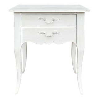 2000s Ethan Allen Maison Collection French Country 2 Drawer Nightstand (37-5416 Gardenia) For Sale
