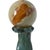 1960s 1960s Max Le Verrier "Lueur" French Art Deco Figural Sculpture With Onyx Sphere For Sale - Image 5 of 17
