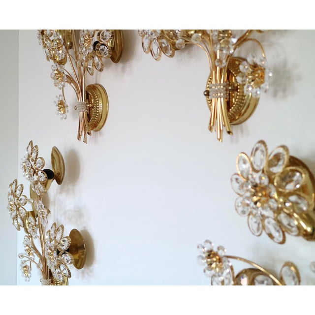 Palwa 1970s Hollywood Regency Sconces Appliques by Palwa For Sale - Image 4 of 10