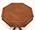 Wood Antique Regency Leather Top Drum Table, 1930 For Sale - Image 7 of 10