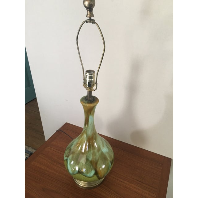 Vintage 1960s Green Lava Drip Lamp For Sale - Image 4 of 7