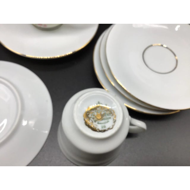 Vintage Childs Tea Sets, Bavarian With Gold Rim and Fao Schwarz -31 Pieces For Sale - Image 9 of 13