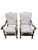French Provincial Antique French Henri II Renaissance Revival Carved Walnut Throne Armchairs – 4 For Sale - Image 3 of 11