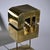 Abstract brass sculpture created by Lyse Oudoire in France in the 1970s. A French artist and sculptor active during the...
