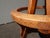 Antique Industrial Adjustable Swivel Oak Drafting Stool Barstool 1of3 ~ # 2 For Sale - Image 17 of 17