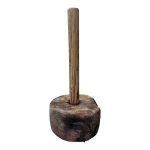 Very Early Rustic Wooden Mallet
