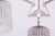 1970s Mid-Century Chrome and Opaline Glass Chandelier by Drukov, Czech, 1970s For Sale - Image 5 of 10