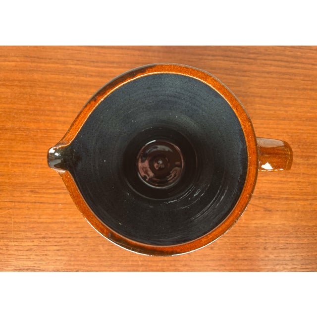 Mid-Century Modern German Studio Pottery Jug Vase by Siegfried Gramann for Töpferhof Römhild, 1960s For Sale - Image 5 of 16