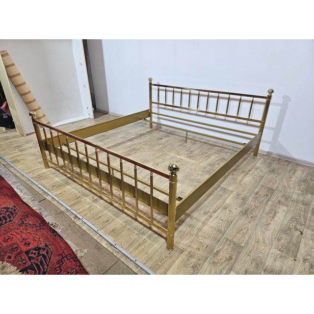 A unique metal bed frame that will instantly transport your bedroom to the world of elegance and vintage style. This is a...