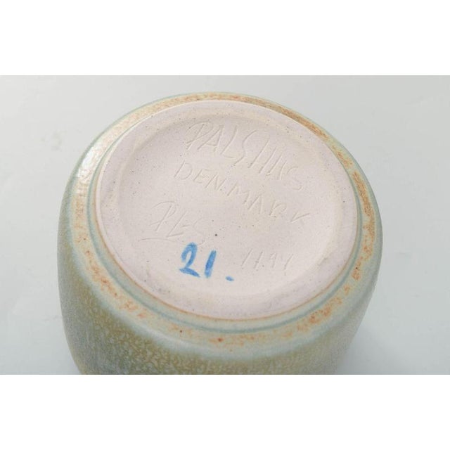 1960s Stoneware Jam Jar with Silver Spoon from Palshus, Denmark, 1960s, Set of 2 For Sale - Image 5 of 6