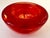 Postmodern Anna Ehrner Kosta Boda Red Bowl For Sale - Image 3 of 6