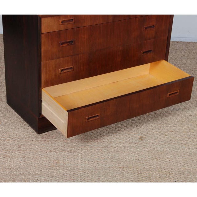 Rosewood Display Cabinet from Lyby Mobler, 1960s, in Good conditions. Designed 1960 to 1969