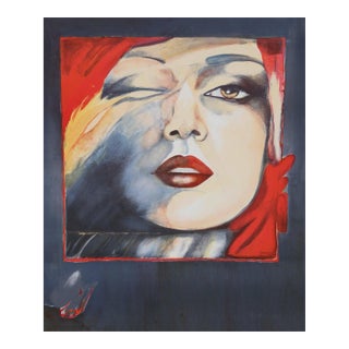 Helene Guetary, "Self Portrait," Lithograph For Sale