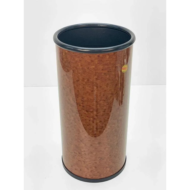 Mid-Century Italian Modern Faux Briar Umbrella Stand from Robex, 1980s For Sale - Image 14 of 15