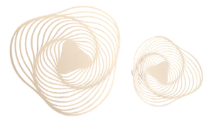Trinity Fruit Baskets by Adam Cornish for Alessi, 2013, Set of 2