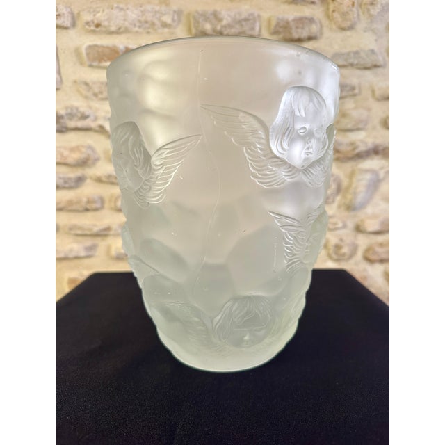 Art Deco Glass Vase, 1930s For Sale - Image 10 of 13