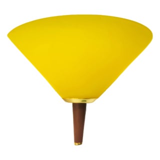 Yellow Murano Wall Light from De Majo, 1990s For Sale