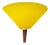 Yellow Murano Wall Light from De Majo, 1990s For Sale
