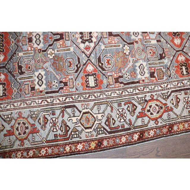 Early 20th Century Antique Persian Malayer, 4'5'' X 6'11'' For Sale - Image 5 of 11