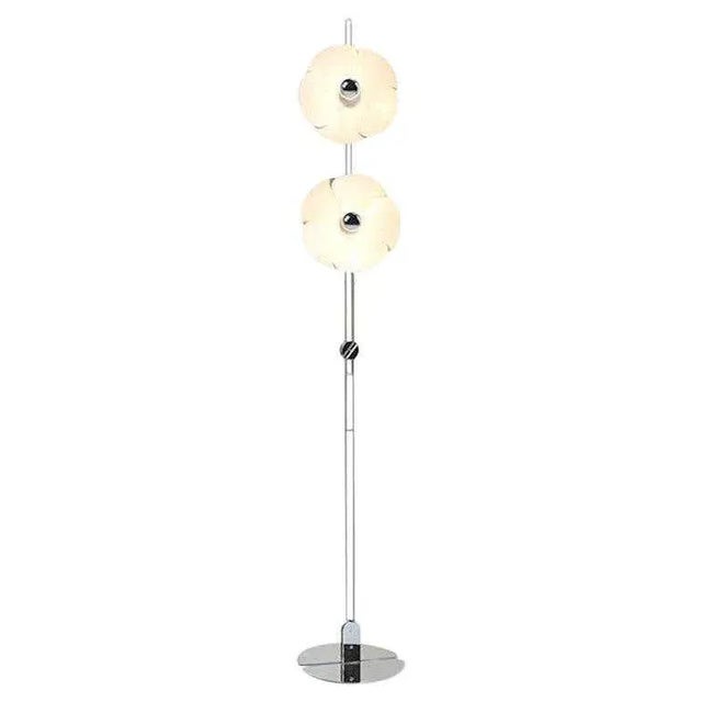 Olivier Mourgue model 2093-225 floor lamp for Disderot. Originally designed in 1969, this sculptural floor lamp is a newly...