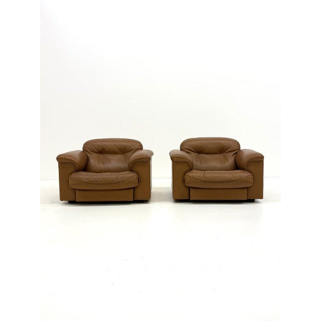 Vintage Camel Brown DS-101 Armchair from de Sede, 1970s For Sale - Image 17 of 18