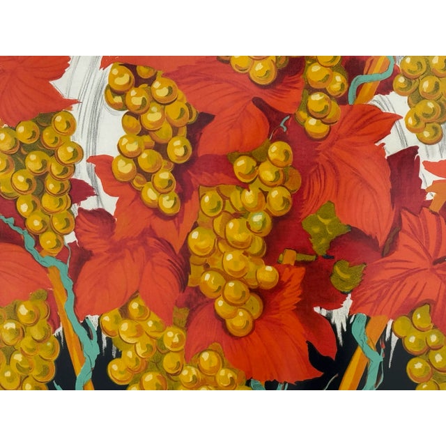 Gold Circa 1937 Robys Kina Lillet Original Poster, Framed For Sale - Image 8 of 12