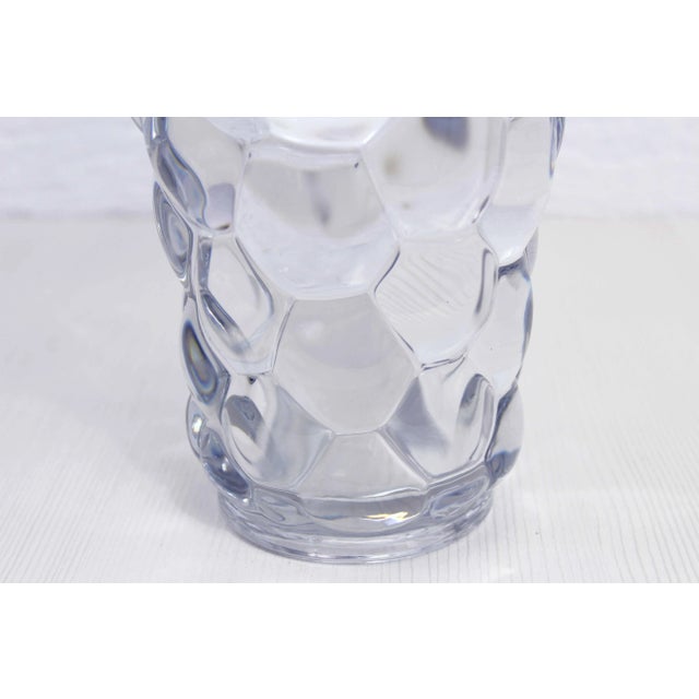 Glass French Crystal Vase from P.D'Avesn, 1940s For Sale - Image 7 of 11