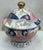 Chinese Chinese Export Pink & Blue Tobacco Leaf Pattern Pottery Holiday Tureen For Sale - Image 3 of 8