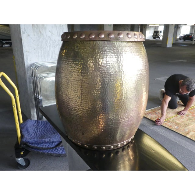 1970s Vintage Brass Garden Seat For Sale In Miami - Image 6 of 8