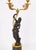Antique French Bronze and Ormolu Two Light Candelabra, Set of 2 For Sale - Image 3 of 18