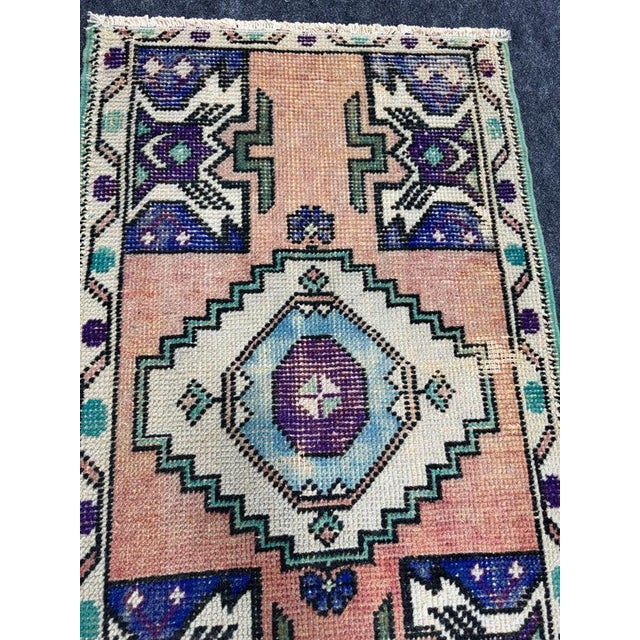 Turkish Yastik Rug 1'10" x 2'11" For Sale - Image 4 of 5