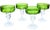Vintage Green Cocktail Glasses - Set of 4 For Sale In New York - Image 6 of 6