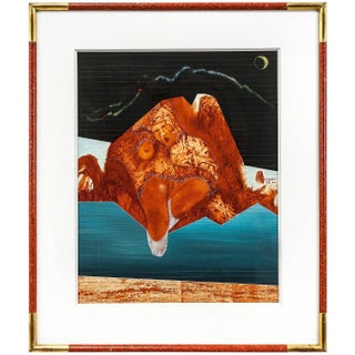 Heinrich Maryan Frama, Untitled, Nude Surreal Figure in a Landscape, 1983 For Sale