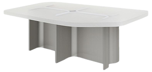 Brushed Steel & Transparent Opaque Resin Fossil Coffee Table by Daniel Nikolovski & Danu Chirinciuc for KABINET, 2019