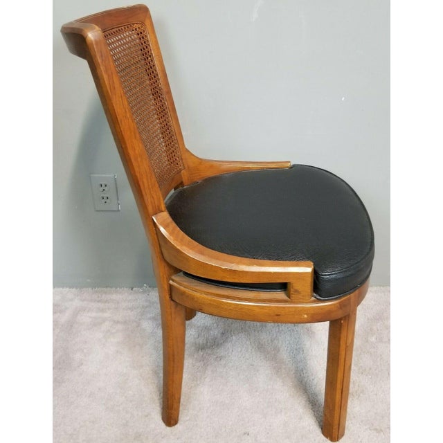 Vintage Henredon Cane Back Dining Desk Vanity Chair 1970's Model 28