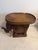 Burnt Umber Vintage Wicker Elephant Tray Table Natural Finish For Sale - Image 8 of 12