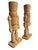 Pair Life Size Woven Indoor/Outdoor Wicker/Rattan Nutcrackers by Becki Owens For Sale - Image 4 of 8
