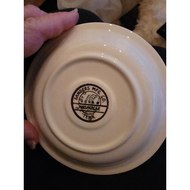 Early 20th century freemasons demitasse eastern star OES Mason's cup and saucer demitasse Sanders Co. USA . 17pcs....