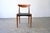 Beautiful set of three vintage Danish modern teak dining chairs, designed by Arne Hovmand-Olsen and produced by Mogens...