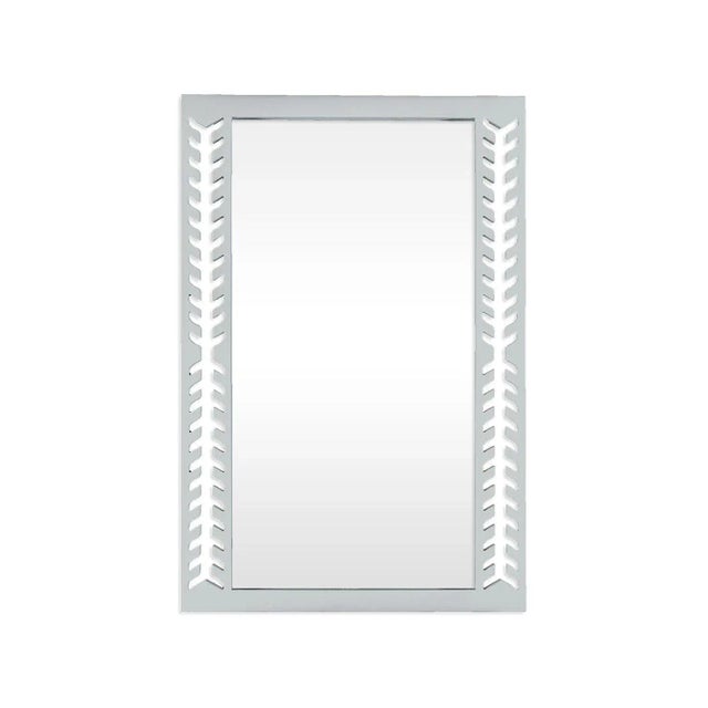 Contemporary Fleur Home Audubon Spruce Rectangle Mirror in Pelican Gray, 36x48 For Sale - Image 3 of 3