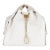 White Quilted Caviar Large Chanel 25 Hobo Handbag For Sale
